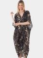 rochie de plaja pt. femei Barts Rochau Kaftan negru 1