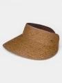 palarie de paie pt. femei Barts Tambinou Visor maro 1