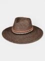palarie de paie pt. femei Barts Dawoor Hat maro 1