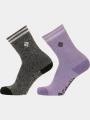 ciorapi pt. femei Columbia 2PP Thermal Crew Medium Weight violet 1