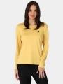 tricou cu maneci lungi, pentru sport pt. femei TBS Dockitee galben 1