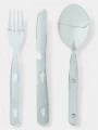 set de tacamuri Ferrino Set Of 3 Cutlery Steel Inox gri 1