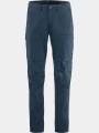 pantaloni de drumetie pt. barbati Fjallraven Abisko Hybrid Trail Trs M albastru inchis 1