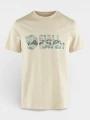 tricou cu maneci scurte pt. barbati Fjallraven Multicolor Logo T-shirt M alb 1