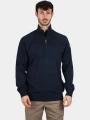 pulover tricotat pt. barbati Fjallraven Övik Lite Half Zip M albastru inchis 1