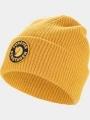 caciula tricotata Fjallraven Bergtagen Forever Wool Beanie galben 1