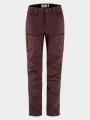 pantaloni de drumetie pt. femei Fjallraven Keb Agile Trousers W rosu 1