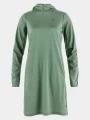 rochie pulover pt. femei Fjallraven Abisko Sun-hoodie Dress W verde 1