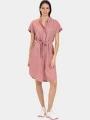 rochie camasa pt. femei Fjallraven Övik Hemp Dress W roz 1
