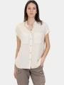 camasa cu maneci scurte pt. femei Fjallraven Övik Hemp Shirt SS W alb 1