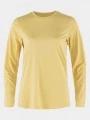 tricou cu maneci lungi, pentru sport pt. femei Fjallraven Abisko Day Hike LS W galben 1