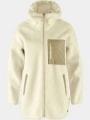 pulover cu gluga pt. femei Fjallraven Vardag Pile Fleece Long W nisip 1