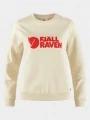 pulover pt. femei Fjallraven Fjällräven Logo Sweater W nisip 1