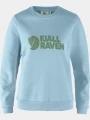 pulover pt. femei Fjallraven Fjällräven Logo Sweater W albastru deschis 1