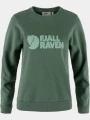 pulover pt. femei Fjallraven Fjällräven Logo Sweater W verde 1