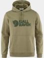 pulover cu gluga pt. barbati Fjallraven Fjällräven Logo Hoodie M oliv 1
