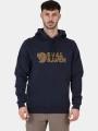 pulover cu gluga pt. barbati Fjallraven Fjällräven Logo Hoodie M albastru inchis 1