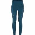 pantaloni de sport pt. femei Fjallraven Abisko Tights W albastru 1