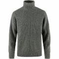 pulover tricotat pt. barbati Fjallraven Övik Roller Neck Sweater M gri 1