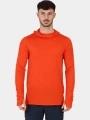 pulover cu gluga pt. barbati Fjallraven Abisko Sun-hoodie M portocaliu 1