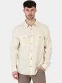 camasa cu maneci lungi pt. barbati Fjallraven Övik Travel Shirt LS M alb 1