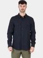 camasa cu maneci lungi pt. barbati Fjallraven Övik Travel Shirt LS M albastru inchis 1