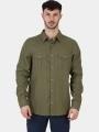 camasa cu maneci lungi pt. barbati Fjallraven Övik Travel Shirt LS M verde 1