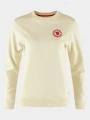pulover pt. femei Fjallraven 1960 Logo Badge Sweater W alb 1