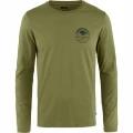 tricou cu maneci lungi pt. barbati Fjallraven Forever Nature Badge LS M verde 1