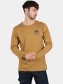 tricou cu maneci lungi pt. barbati Fjallraven Forever Nature Badge LS M maro 1