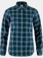 camasa cu maneci lungi pt. femei Fjallraven Övik Flannel Shirt W albastru 1