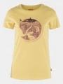 tricou cu maneci scurte pt. femei Fjallraven Arctic Fox T-shirt W galben 1