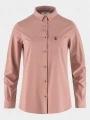 camasa cu maneci lungi pt. femei Fjallraven Övik Lite Shirt LS W roz 1