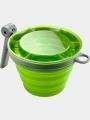 cana pliabila GSI Collapsible Fairshare Mug verde 1