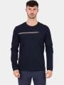 tricou cu maneci lungi pt. barbati TBS Jonsitee albastru inchis 1