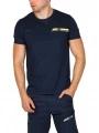 tricou cu maneci scurte pt. barbati TBS Labeltee albastru inchis 1
