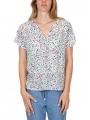 bluza cu maneci scurte pt. femei TBS Lizzamis alb 1