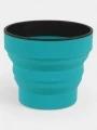 pahar pliabil Lifemarque Silicone Ellipse Flexi-Mug albastru 1
