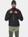 jacheta de drumetie impermeabila pt. barbati Mammut Crag HS Hooded Jacket negru 1