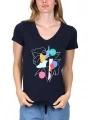 tricou cu maneci scurte pt. femei TBS Minxitee albastru inchis 1