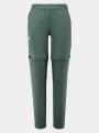 pantaloni de drumetie pt. femei Millet Ubic Str Zip Off Pt W verde 1