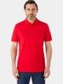 tricou cu guler pt. barbati Musto Ess Pique Polo rosu 1