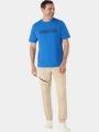 tricou cu maneci scurte pt. barbati Musto M Musto Logo Ss Tee albastru 1
