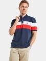 tricou cu guler pt. barbati Nautica Ike Polo Shirt albastru inchis 1