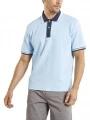 tricou cu guler pt. barbati Nautica Langley Polo Shirt albastru deschis 1