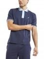 tricou cu guler pt. barbati Nautica Langley Polo Shirt albastru inchis 1