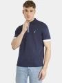 tricou cu guler pt. barbati Nautica Halifax Polo Shirt albastru inchis 1