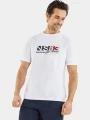 tricou cu maneci scurte pt. barbati Nautica Areto T-Shirt alb 1