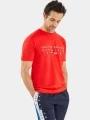 tricou cu maneci scurte pt. barbati Nautica Nomos T-Shirt rosu 1