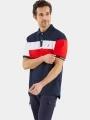 tricou cu guler pt. barbati Nautica Renford Polo Shirt albastru inchis 1